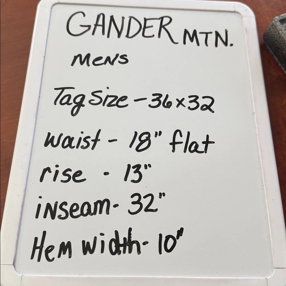 Gander Mtn 36x32 Convertible Cargo Pants Zip Off Khaki